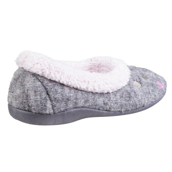 Alaska Warm Knit Fleece House Shoes