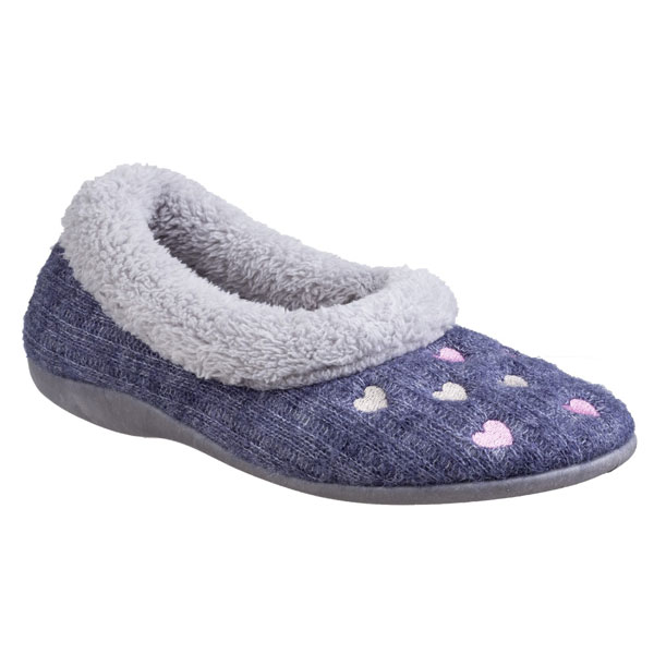 Alaska Warm Knit Fleece House Shoes