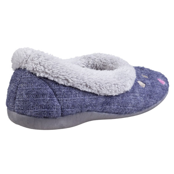Alaska Warm Knit Fleece House Shoes