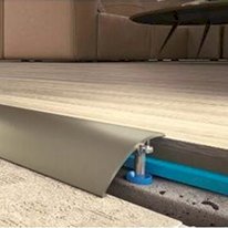 Push In Almunium Door Bars Threshold Strip Transition Trim Laminate Tiles