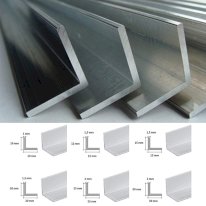 Aluminium Angle Extruded Angle Corner Wall Protector 1m Long