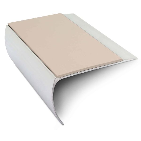 Commercial Stair Nosing Edge Trim 69mm x 40mm With Pvc Insert Aluminium Non-Slip