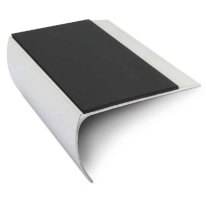 Commercial Stair Nosing Edge Trim 69mm x 40mm With Pvc Insert Aluminium Non-Slip