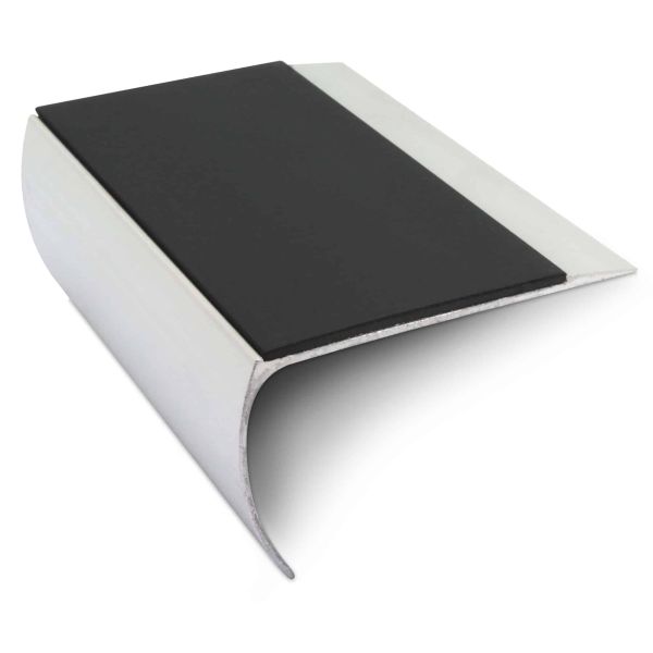Commercial Stair Nosing Edge Trim 69mm x 40mm With Pvc Insert Aluminium Non-Slip