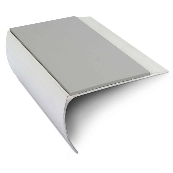 Commercial Stair Nosing Edge Trim 69mm x 40mm With Pvc Insert Aluminium Non-Slip