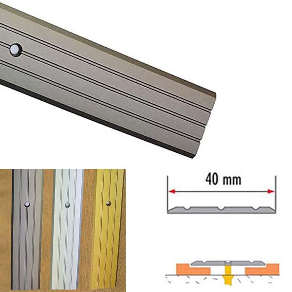 Aluminium Rail Drilled For Doorways And Room Entryways
