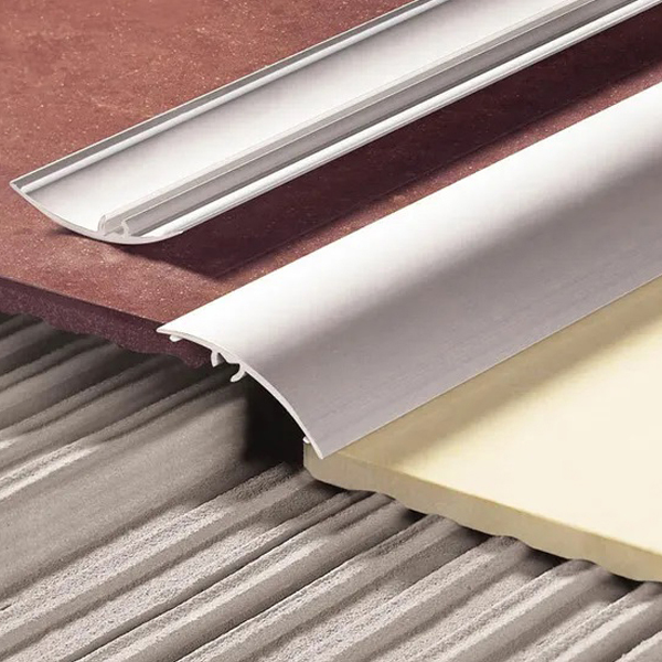 Aluminium Screw Fix Door Bars Threshold Strip Transition Trim Laminate Tiles