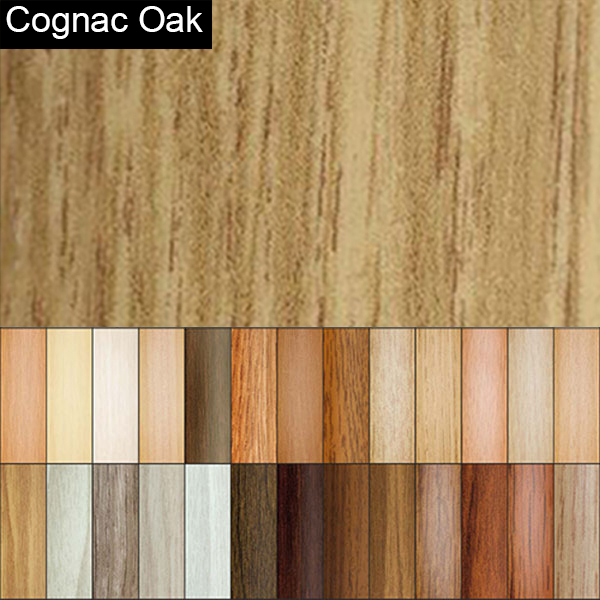 Aluminium Wood Effect Door Bar Threshold 2mm Thick Floor Edge Trim