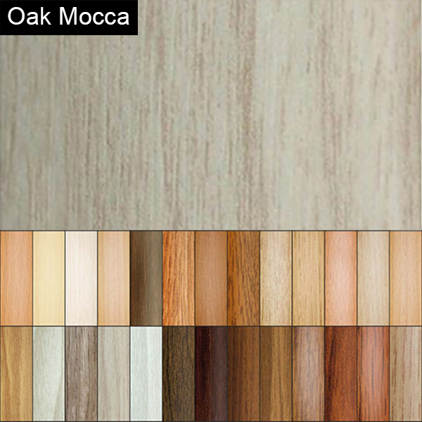 Aluminium Wood Effect Door Bar Threshold 2mm Thick Floor Edge Trim