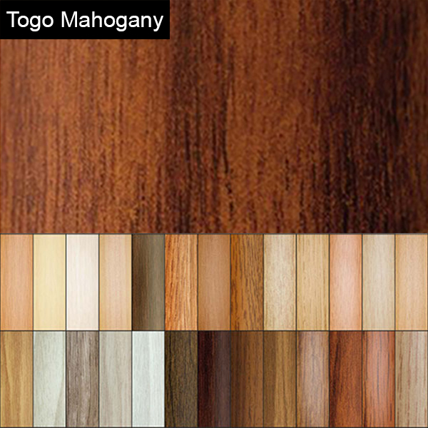 Aluminium Wood Effect Door Bar Threshold 2mm Thick Floor Edge Trim