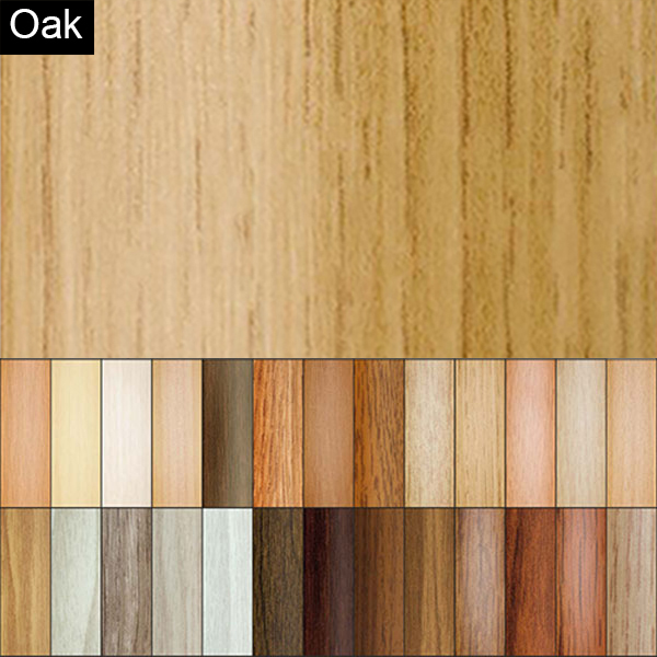 Aluminium Wood Effect Door Bar Threshold 2mm Thick Floor Edge Trim