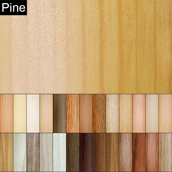 Aluminium Wood Effect Door Bar Threshold 2mm Thick Floor Edge Trim