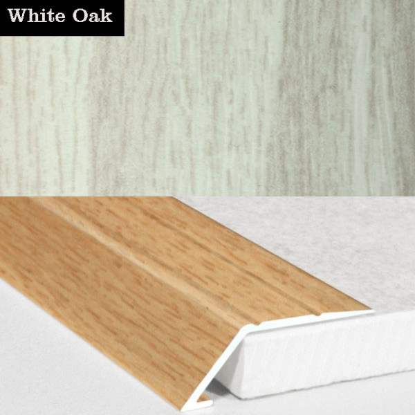 Aluminium Wood Effect Door Floor Trim Carpet Threshold Ramp