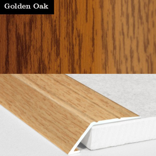 Aluminium Wood Effect Door Floor Trim Carpet Threshold Ramp