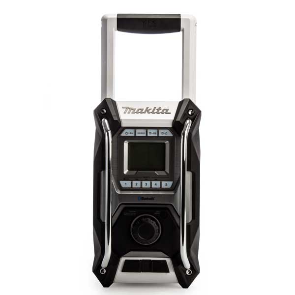  AM/FM Bluetooth Job Site White Radio (Body Only) Compatible with LXT CXT & XGT Batteries 