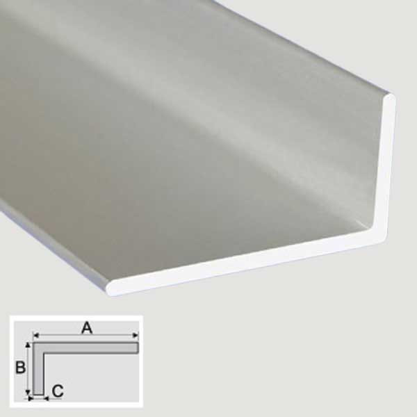 Anodised 1m Long Aluminum Profile Non-Equal Sided Angle Bar