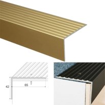 Heavy Duty Aluminium Non Slip Stair Nosing Edge Trim