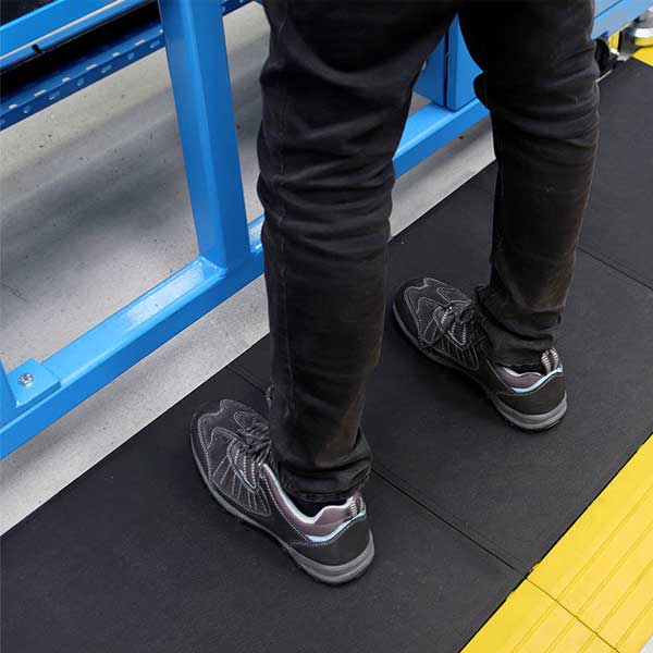Anti-Slip Durable Loose Lay Rubber Tile with Accessories 