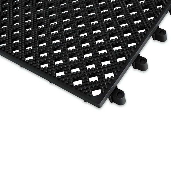 Anti Slip Interlocking PVC Deck Floor Tiles Safety Comfort Mat