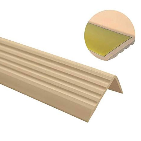 Anti Slip Stair Nosing 30mm x 27mm Rubber Angle Step Edge Bullnose Stair Nosing