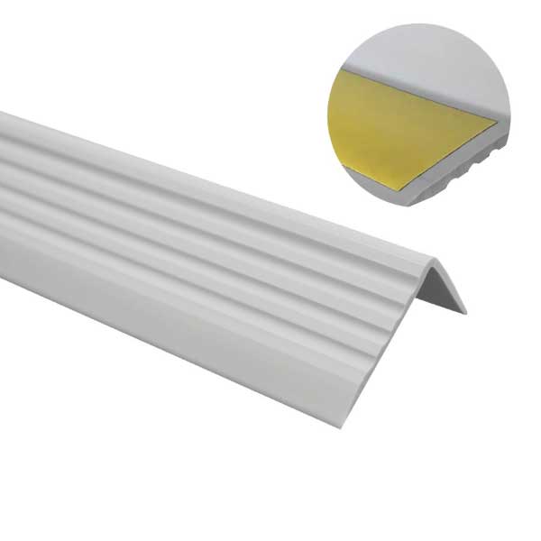 Anti Slip Stair Nosing 30mm x 27mm Rubber Angle Step Edge Bullnose Stair Nosing