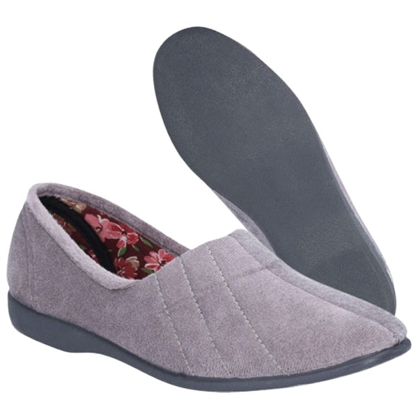 Audrey Floral Comfort Soft Slippers