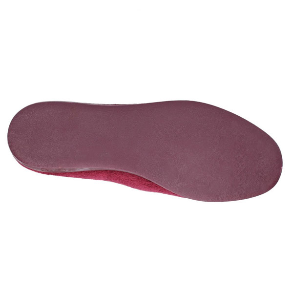 Audrey Ladies Velour Floral Print Slippers