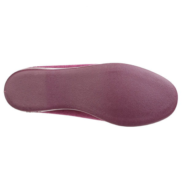 Audrey Ladies Velour Floral Print Slippers