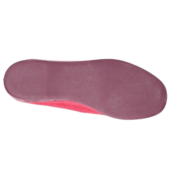 Audrey Ladies Velour Floral Print Slippers
