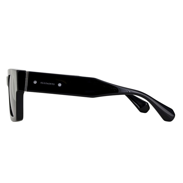 All Saints Beau Black Square Sunglasses
