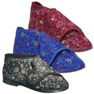 Bella Ladies Touch Fasten Slipper