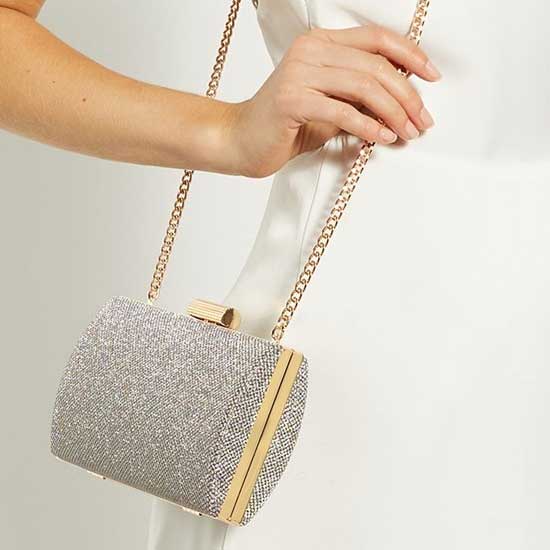 Belleview Clutch Classic Box Bag for Parties