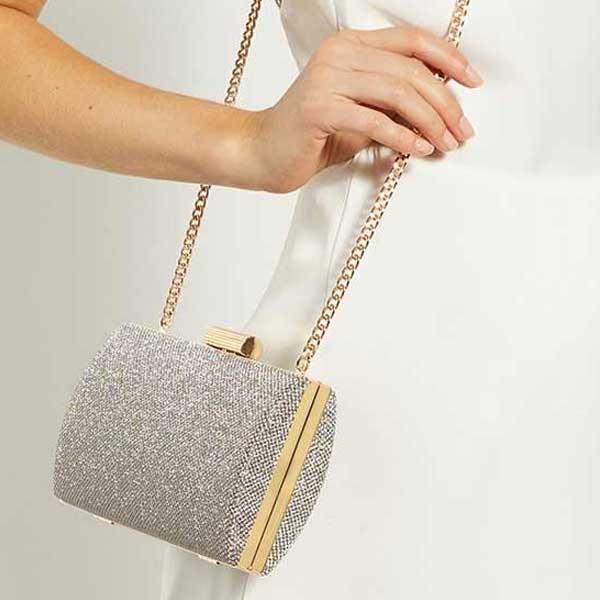 Belleview Clutch Classic Box Bag for Parties
