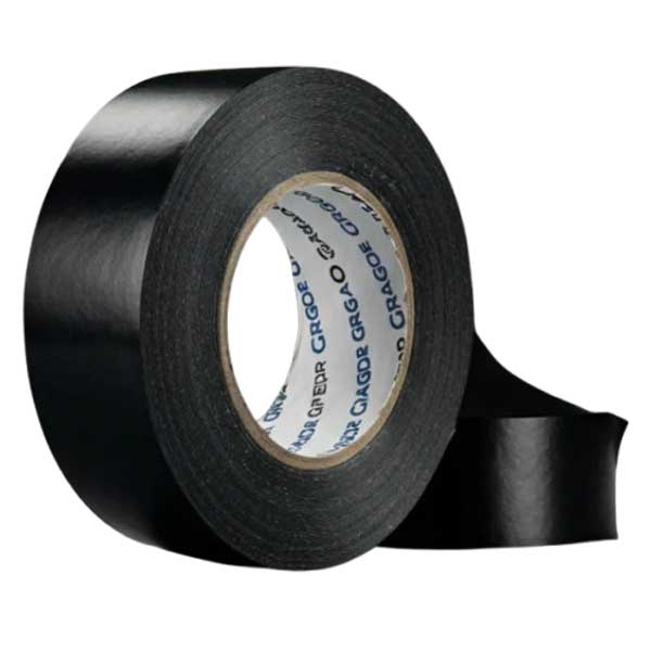 Black Pro Grade Gaffer Tape Peelable Low Tack 