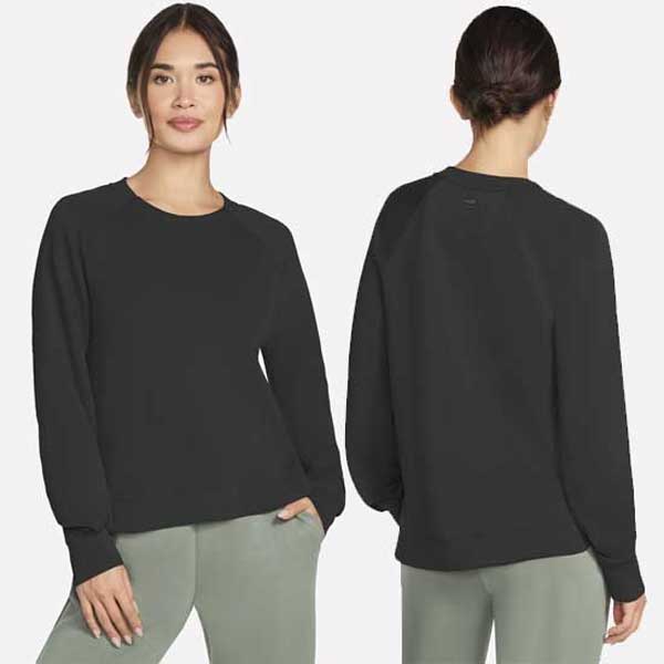 Black Skechluxe Elevate Crewneck Soft Everyday Fit