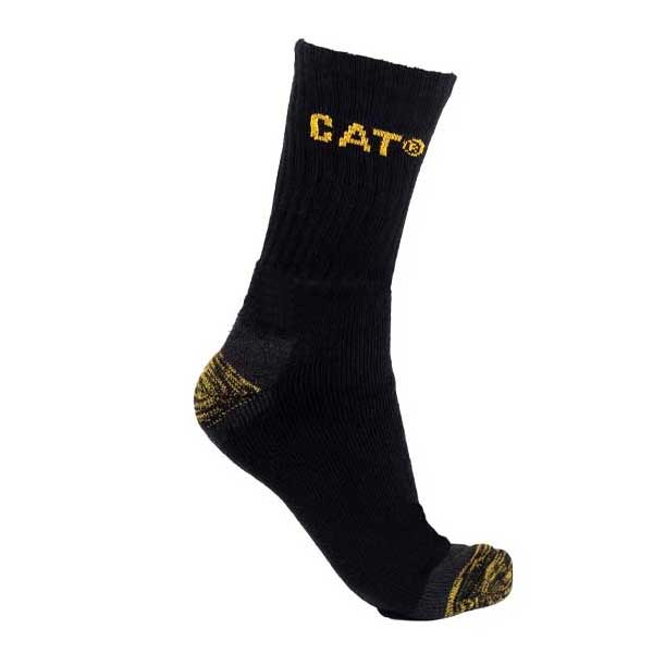 Black Work Sock Cushioned Comfort 3 Pair Pack