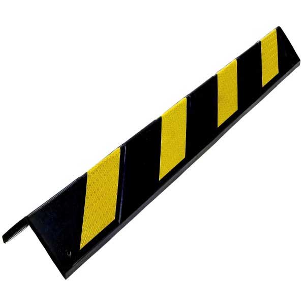 Black & Yellow Chevron Pattern Rubber Corner Guards
