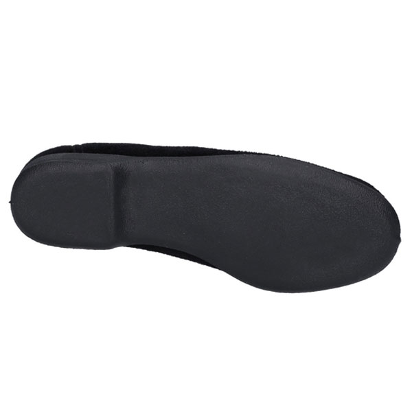 Bouquet Floral Lined Soft Velour Slippers