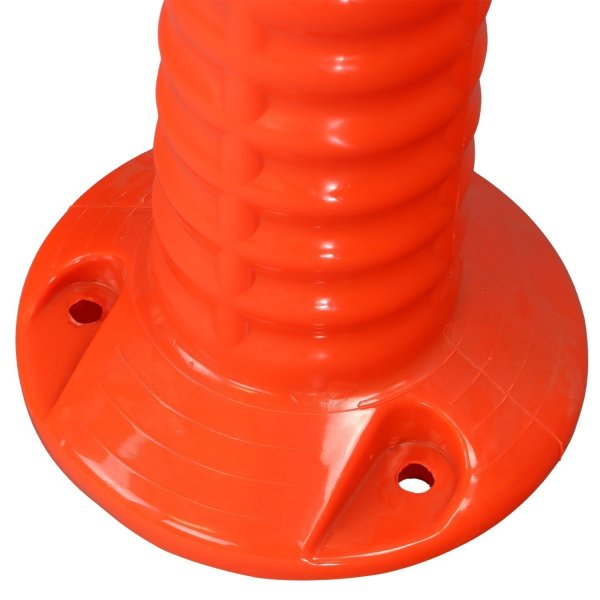 Bright Red Flexible Safety Bollards