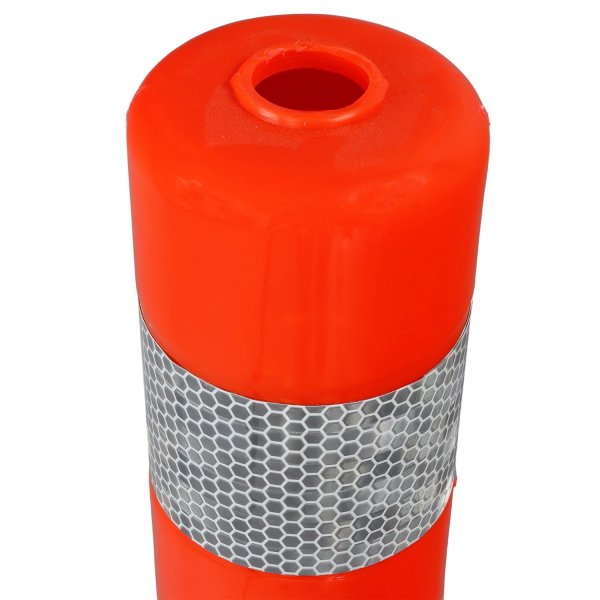 Bright Red Flexible Safety Bollards