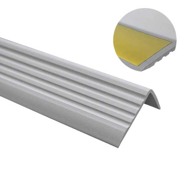 Bullnose Non Slip Stair Nosing 52mm x 40mm PVC Rubber Angle Step Edge