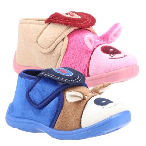 Bungle Hook & Loop Bootie Slipper