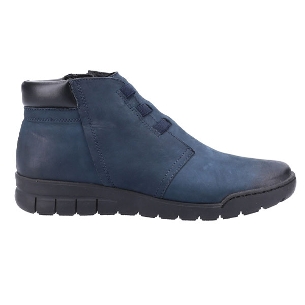 Carmen Leather Zip Ankle Boot for Women