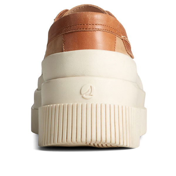 Casual Platform Boat-Inspired Trainer