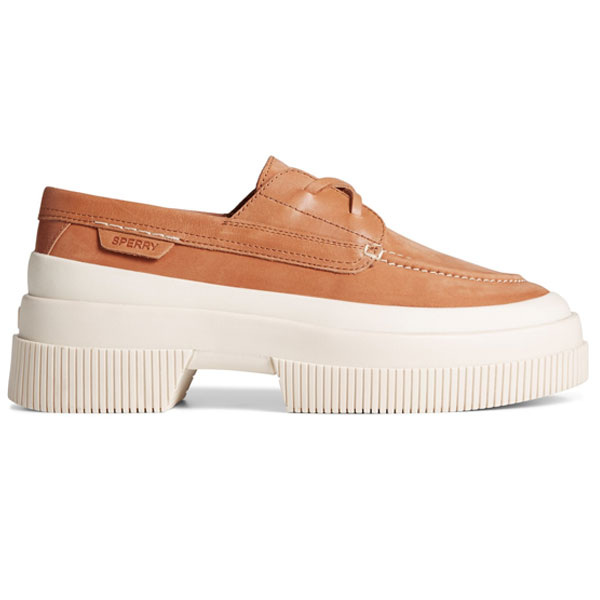 Casual Platform Boat-Inspired Trainer