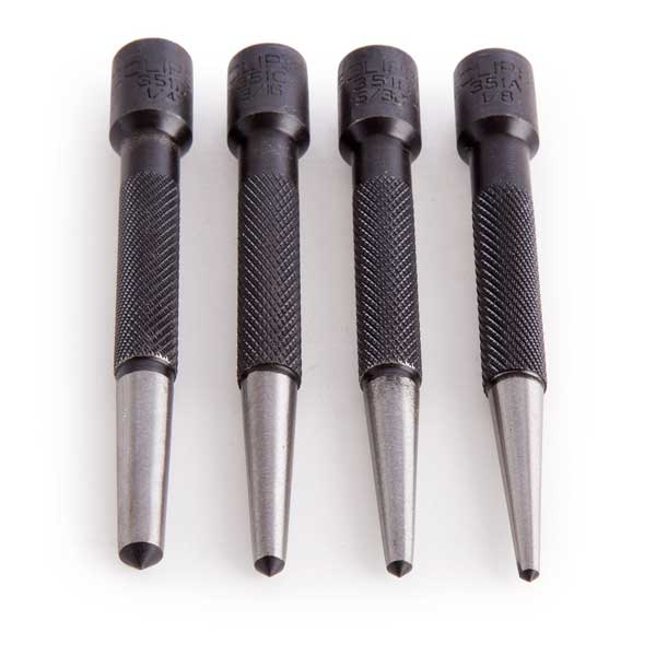 Centre Punch Precision Marking & Durability - Set 4 of Piece