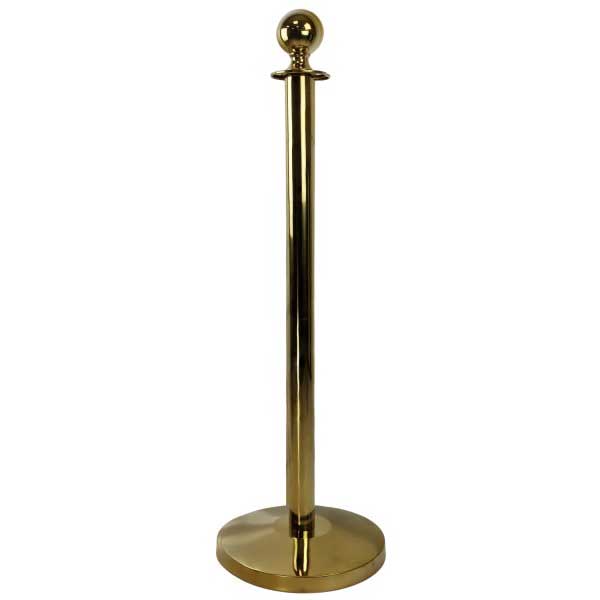 Ceremonial Velvet Red Rope Brass Stanchions