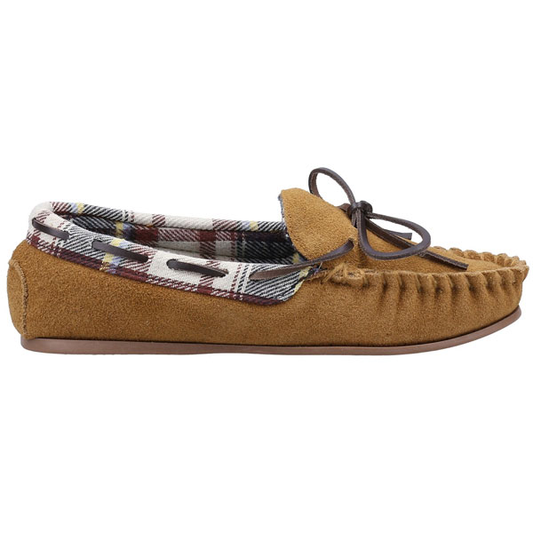 Chatsworth Suede Moccasin Style Slippers