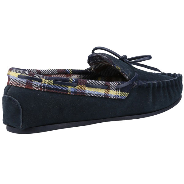 Chatsworth Suede Moccasin Style Slippers