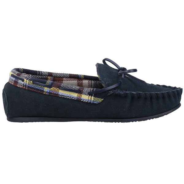 Chatsworth Suede Moccasin Style Slippers